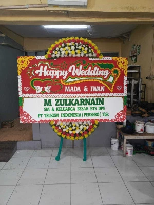 Papan Bunga di Sragen